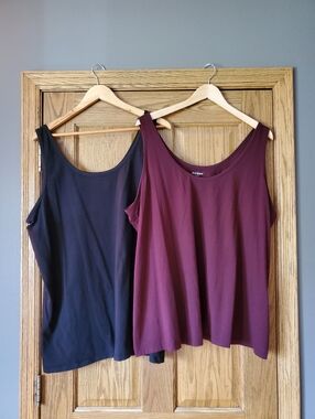 Old Navy And Maurices Tanks. Size: 3.